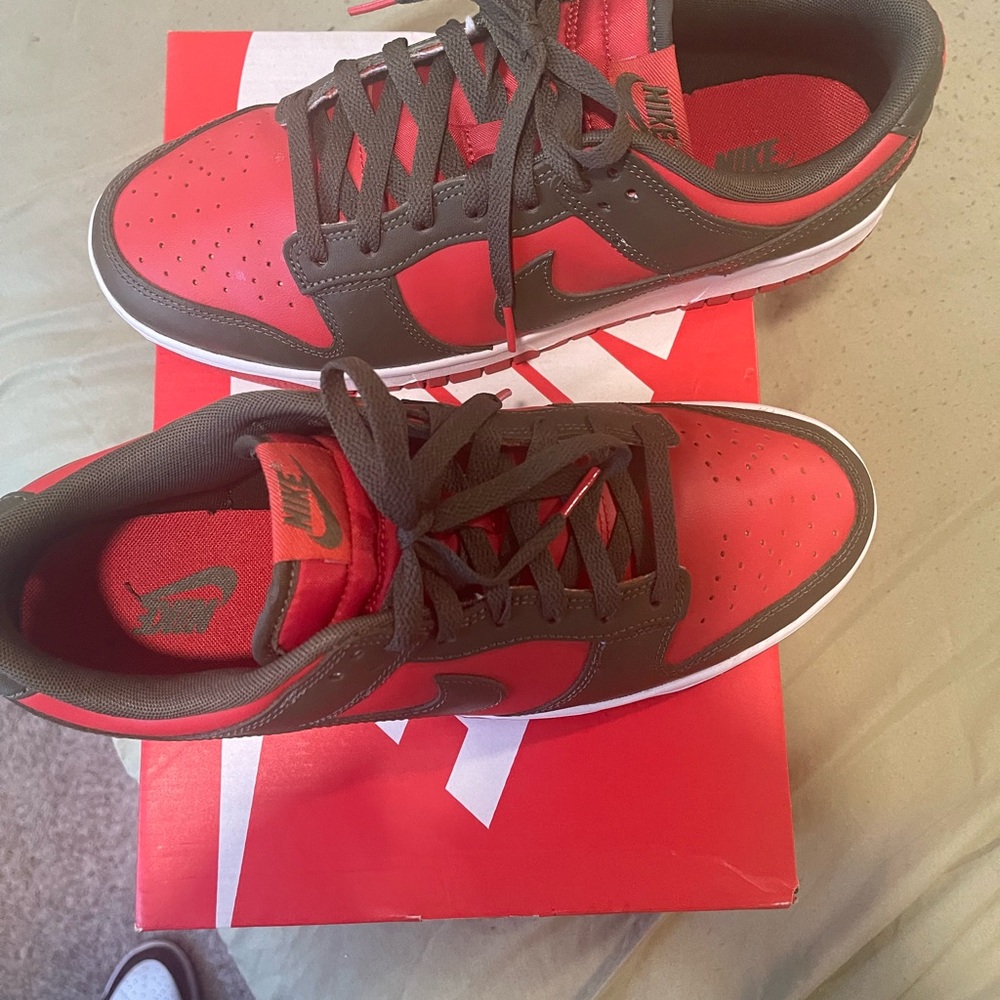 Nike Red and Black Sneakers
